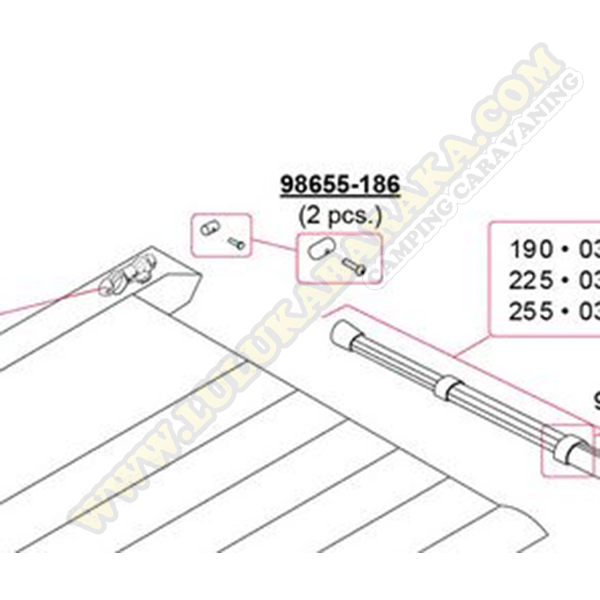 98655-186. Kit blocaje Caravanstore